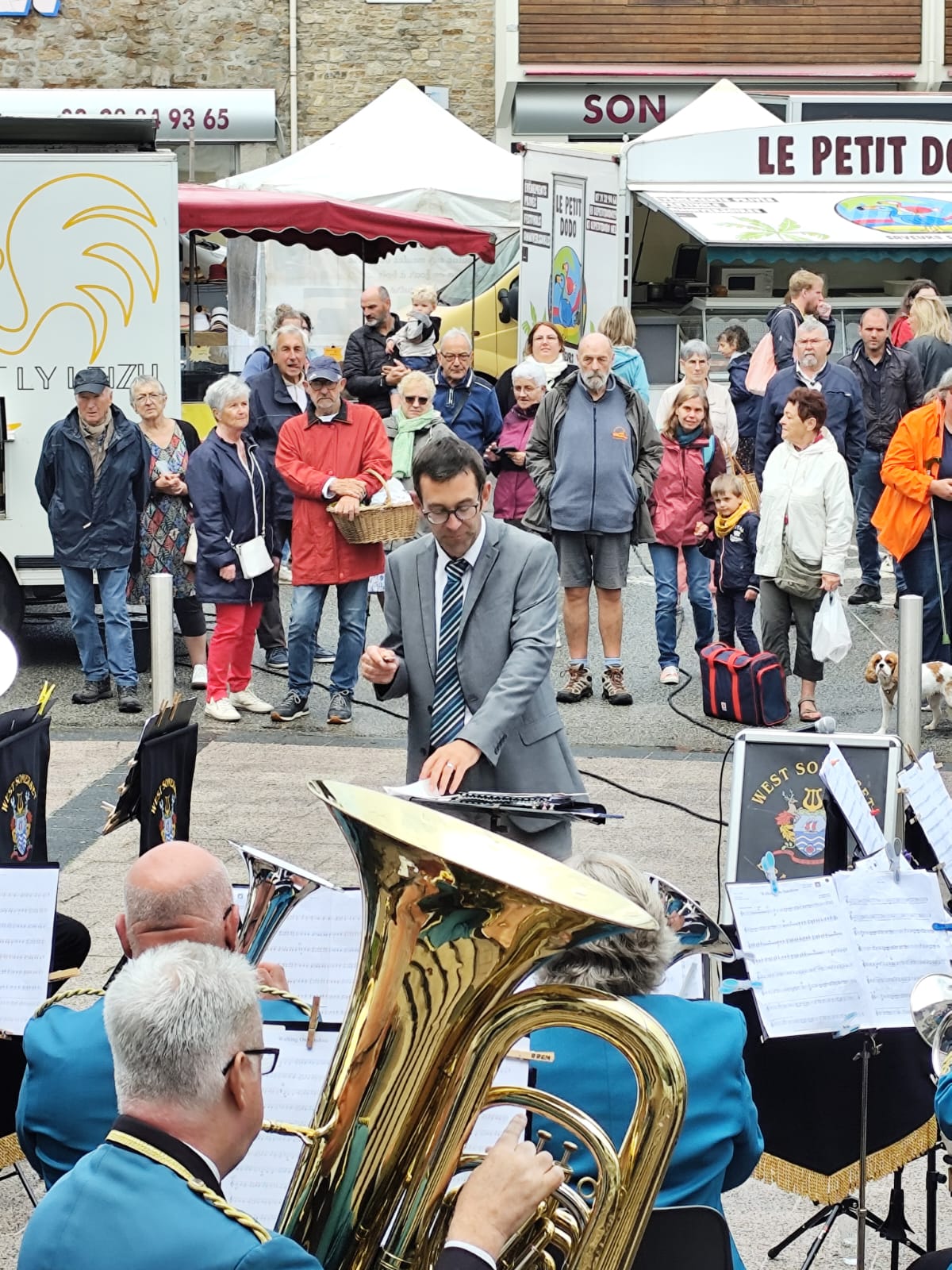 West Somerset Brass Band under the leadership or Niall Watson